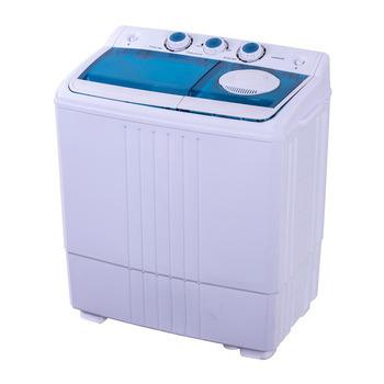 China Chinese Spare Part Supplier Semi-automatic Portable Washing Machine Twin Tub With Drain Pump for sale