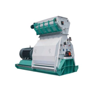 China Newest Automatic Feed Pellet Machine High Output Hammer Crusher Hammer Mill Crusher Machine For Animal Feed Processing Plant for sale