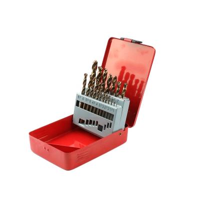 China Make Hole 13 PCS HSS M35 Cobalt Metal Drilling Twist Drill Bit Set for sale