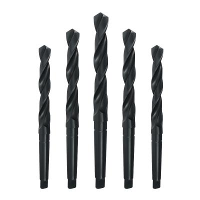 China Metal Drilling Factory Hot Sales DIN345 HSS Morse Taper Shank Bright Drill Bits For Metal Wood Plastic for sale