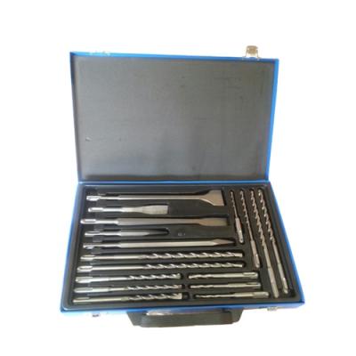 China Concrete Drilling 17pcs SDS Hammer Drill and Chisel Set for Concrete Brick Stone and Other Masonry Material for sale