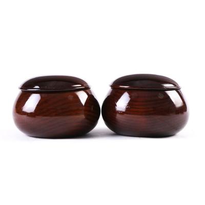 China Solid Wood Shuangyuan Fir Bowls Weiqi Wooden Case for sale