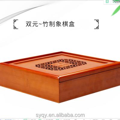 China Chess Set Custom Super Size Chinese Bamboo Chess Box for sale