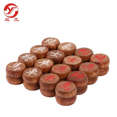 China beech wood portable chess custom xiangqi pieces chinese chess set for sale