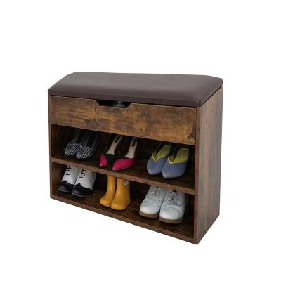 China Modern High Quality Customizable Multi Use Melamine Shoe Cabinet Shoe Rack Wooden for sale