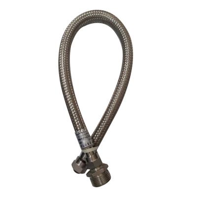 China oil-resistant chemical braided stainless steel hose 304 flexible braided gas station BNG space explosion proo hose for sale