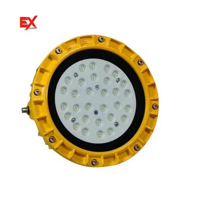 China 80W Explosion Proof Electric Light Fixtures Easy Install New Design Waterproof Dust Proof Lamp For Gas Station LED Explosion Proof Light for sale