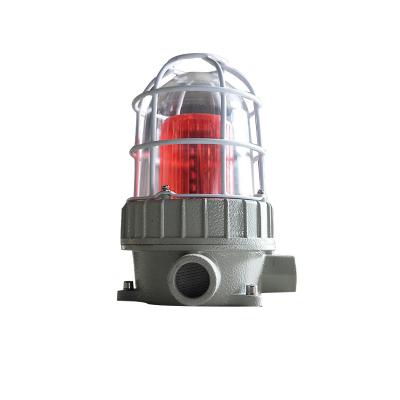 China LED Alarm Dangerous Light Safety Areas BBJ IP65 Aluminum Explosion Proof Siren Visual And Audible Alarm For Hazardous Area for sale