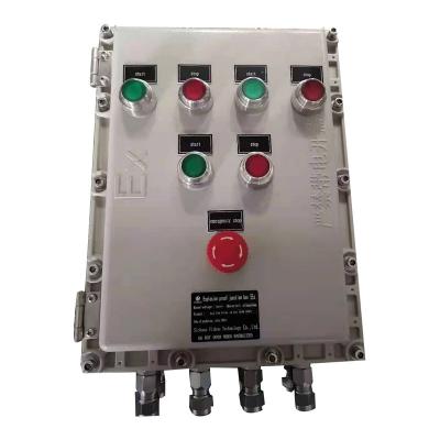 China Aluminum Alloy Hazardous Explosion Proof Enclosure Electronic Equipment Environment Power Distribution Box for sale