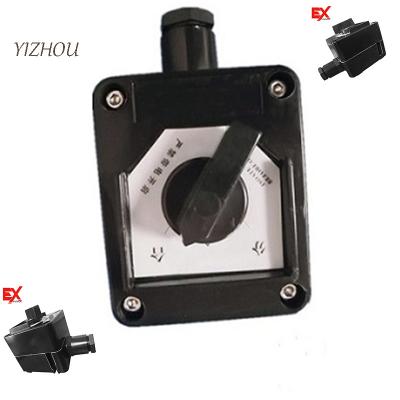 China 220V switch function for gas sattion chemical industry explosion&corrosion proof ABS illuminated ratory ignition switch for sale