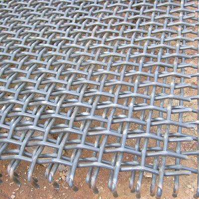 China Plain Weave mine sieving sand vibrating screen crimp wire mesh crimped metal woven wire mesh for sale