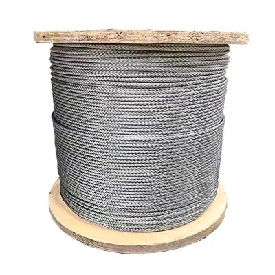 China General purpose usage 24 mm steel wire rope sling wire rope galvanised wire rope for sale