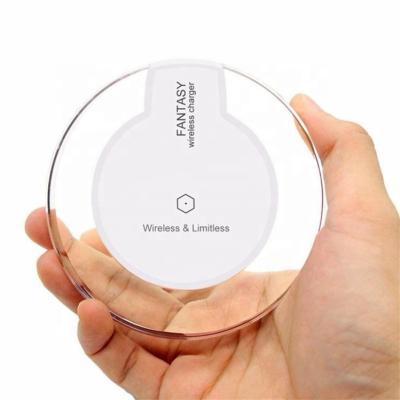 China Crystal Fantasy Factory Directly Sell Crystal Standard Wireless Charger QI K9 Power Bank Mobile Phone Charger For iPhone For Samsung for sale