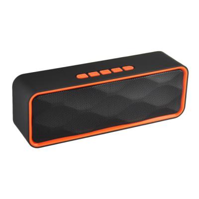 China Factory Wholesale SC211 TF Card USB Wireless Build In Microphone Mini Wireless Speaker for sale