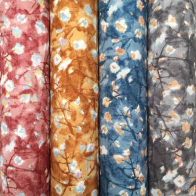 China Latest Flower Style Printing Korea Chiffon Polyester Scarf Beach Muslim Hijab Shawls for sale