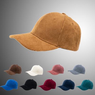 China COMMON Wholesale Single Hat and Hat Manufacturers Corduroy Baseball Cap Winter Sport Single Hat for sale