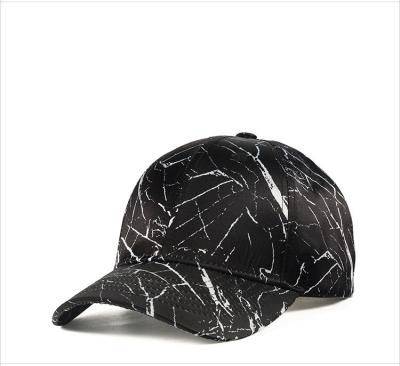 China JOINT Newest Style Black White Baseball Cap 3d Digital Printing Sport Hat for sale