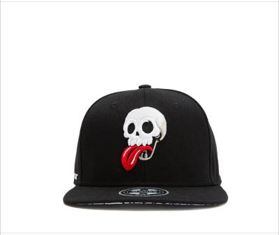 China 3d embroidery JOINT wholesale skull snapback hat hip hop skullcandy hat for sale