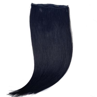 China 22 Inch 115g Silky Straight Off Black Natural Wave Classic Clip In Hair Extensions Hair Extension for sale