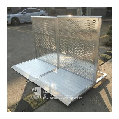 China Outdoor Foresight Barrier Control Barrier Stock Aluminum Guardrail Price for sale