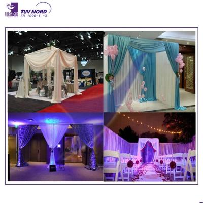 China Professional Wedding/Exhibition/Display/Event Roll/Party/Concert Aluminum Wedding Booth Stands And Draping Manufacturer for sale