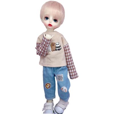 China Cute high quality BJD doll clothes 1/6 bjd doll leisure suit doll clothing factory custom for sale