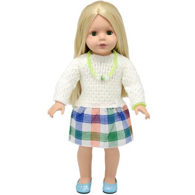 China New Fashion Handmade Dress Suit For 18 Inch American Doll Dress 45cm Eco-friendly Dress Chinese Doll Maker for sale