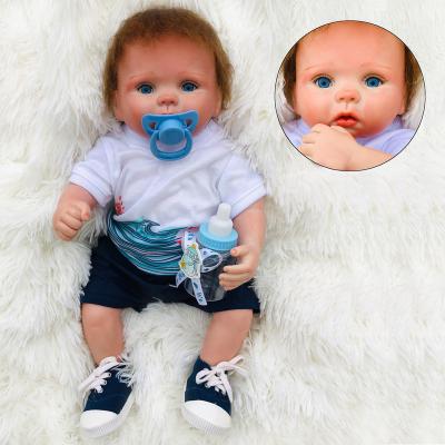 China DIY TOY Bebe Boneca reborn from bebe newborn lifelike cute lifelike handmade 18 inch soft body reborn lifelike baby dolls full for sale