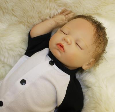 China DIY TOY Bebe Boneca reborn from bebe newborn lifelike cute lifelike handmade 18 inch soft body reborn lifelike baby dolls full for sale