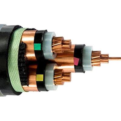 China Electrical Copper Conductor 300 Square Mm XLPE / PVC Aerial Armored Underground Copper DC Power Cable for sale