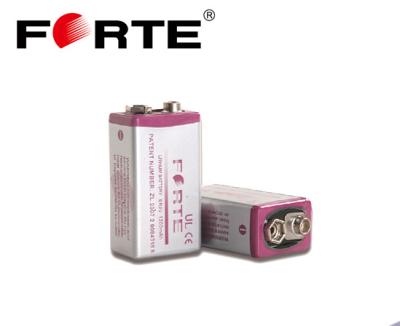 China Smoke detector 9v 1200mAh ER9V lithium battery for sale