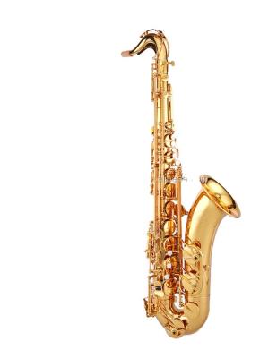 China Professional China Gold Lacquer 2021 Bb Tone Tenor Saxophone for sale