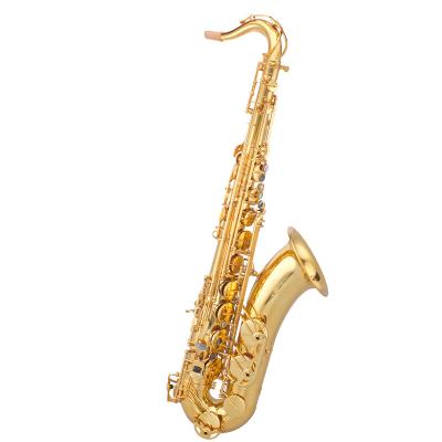 China High Quality Gold Lacquer Pro Taishan Gold Lacquer Tenor Saxophone for sale