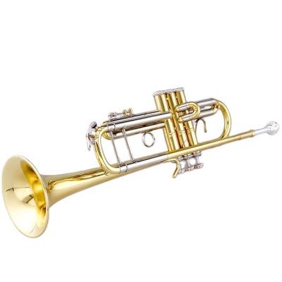 China Gold Lacquer Musical Instrument Tone Bb Trumpet For Sale Style New for sale