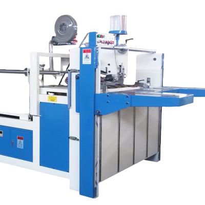 China Semi-automatic food carton folding machine carton gluing machine for sale