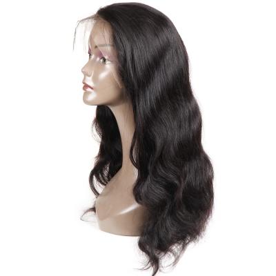 China Body Wave 150% Density Body Wave Virgin Indian Remy Human Hair Lace Front Wig for sale