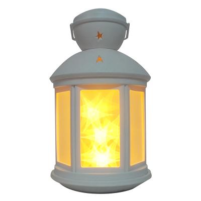 China Simple Design Best Selling House Design Holiday Decor Customized LED Stars Lantern Yellow Light Lamp for sale