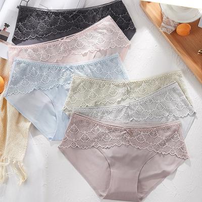 China UOKIN RTS Antibacterial Women's Lace Panties Underwear Woman Ladies Shorts Panties Sexy for sale