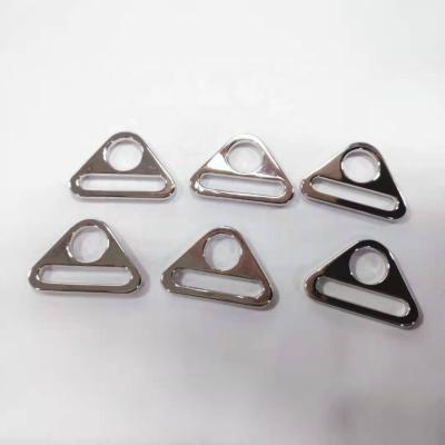 China Bag Hardware Accessories Small 38mm High Quality Metal Triangle D Buckle Belt Purse Accessories for sale