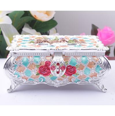 China Home Decoration High End Jewelry Box For Wedding Valentines Gifts Jewelry Organizer Case For Wife for sale