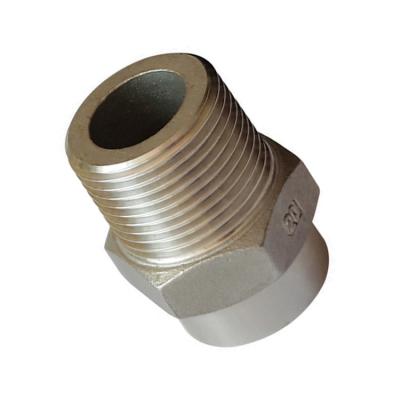 China High Durability Manufacturer Steel Pipe 304 316 Stainless Steel Pipe Nipple Barrel Nipple Thread Polished Nipple Pipe Fitting for sale