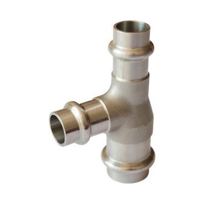 China High Durability Casting Press Fitting 316 Stainless Steel Male Threaded Press Fitting 90 Degree Elbow For Gas Water Piping for sale