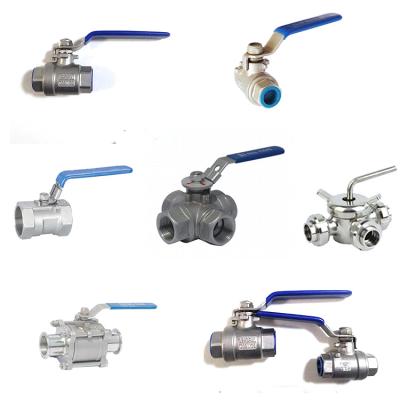 China General High Quality China Made 2 Pc Stainless Steel Ball Valve 2pc Flange Ball Valve for sale