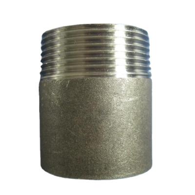 China Carbon Steel Seamless Pipe Barrel Nipple Thread Adapters Nipple for sale