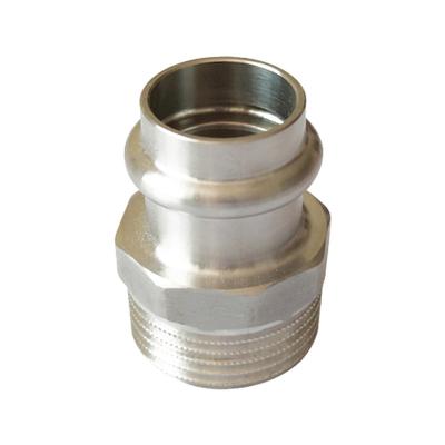 China Drinking Water High Quality Stainless Steel NPT Fittings High Pressure Connector In Hydraulic Fittings for sale