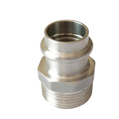 China Drinking water Professional custom processing pipe brass fittings high precision OEM stainless steel joint fittings for sale