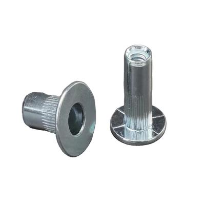 China Economical Knurled Knurled Rivet Nuts Perfect Quality Large Heavy Industry Pop Flat Head Nut for sale