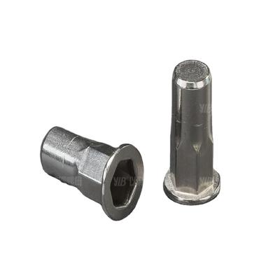 China Wholesale Heavy Industry Low Price Flat Head Stainless Steel Rivet Nut M4-M12 High Performance Studs Nut for sale