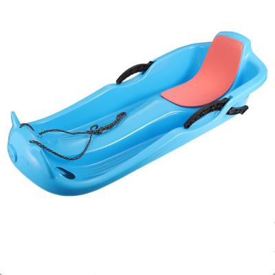 China Kids Inclined Toddler Sled Sprinter Toboggan Durable Slippery Packing Plastic Snow Sled for sale