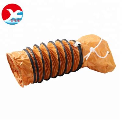 China Bridges PVC fabric and cotton insulation air supply and flexible exhaust air ventilation duct for sale